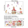 thumbnail image 4 of Fairy Decal Butterfly Decal Flower Fairy Decal Girls Bedroom Kids Room Nursery Wall Decor, Wall Sticker, 4 of 5