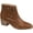 Brown Leather, variant on JOURNEE SIGNATURE Womens Black Perforated Comfort Ulima Round Toe Zip-Up Leather Booties 7.5 M