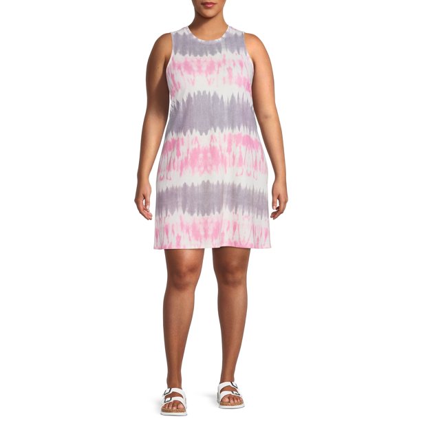 Terra & Sky Terra & Sky Women's Plus Size Swing Tank Dress Walmart