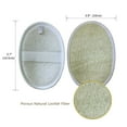 thumbnail image 2 of Xiao Hua exfoliating luffa towel - luffa towel and shower cloth, fast drying, durable, deep exfoliating, 6 pieces, 3.94 * 5.7in，white, 2 of 4