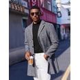 thumbnail image 4 of COOFANDY Mock Turtleneck for Men Short Sleeve Casual Stylish High Neck Fall Tops Stretch Sweater, 4 of 6