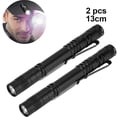 thumbnail image 2 of JM Mini linterna Led súper pequeña con pilas, bolígrafo táctico de bolsillo con lúmenes altos para acampar ER, 2 of 5