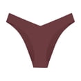thumbnail image 1 of Womens Sexy, Comfortable, and Traceless Ice Silk V-Waist Triangular Underwear, 1 of 5