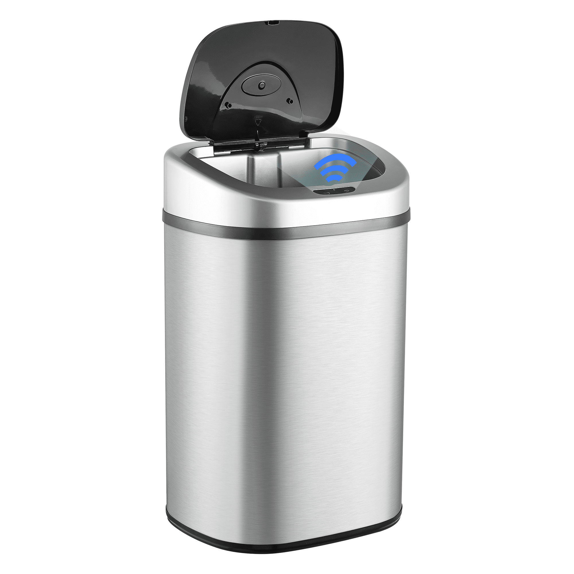 Nine Stars Automatic Trash Can, 21 Gallon Stainless Steel, Motion