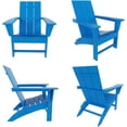 thumbnail image 5 of Palms Modern Folding Poly Adirondack Chair (Set of 4), 5 of 8