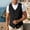 Black, variant on Men's Summer Linen Vest Suit Waistcoat Casual Vest Regular Fit