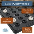 thumbnail image 2 of WE Games Grand Bingo Set - 8 inch Black Metal Cage, Balls, Cards, Markers Family Game, 2 of 11