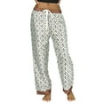 thumbnail image 1 of Up2date Fashion's Women's Satin Lounge Pants / Pajama Bottoms / Sleep Pants in Various Prints, 1 of 2