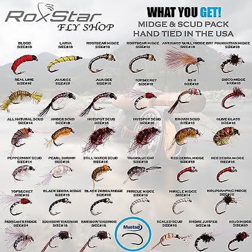 RoxStar Fly Fishing Shop | Proudly Hand Tied In The USA | Midge & Scud ...