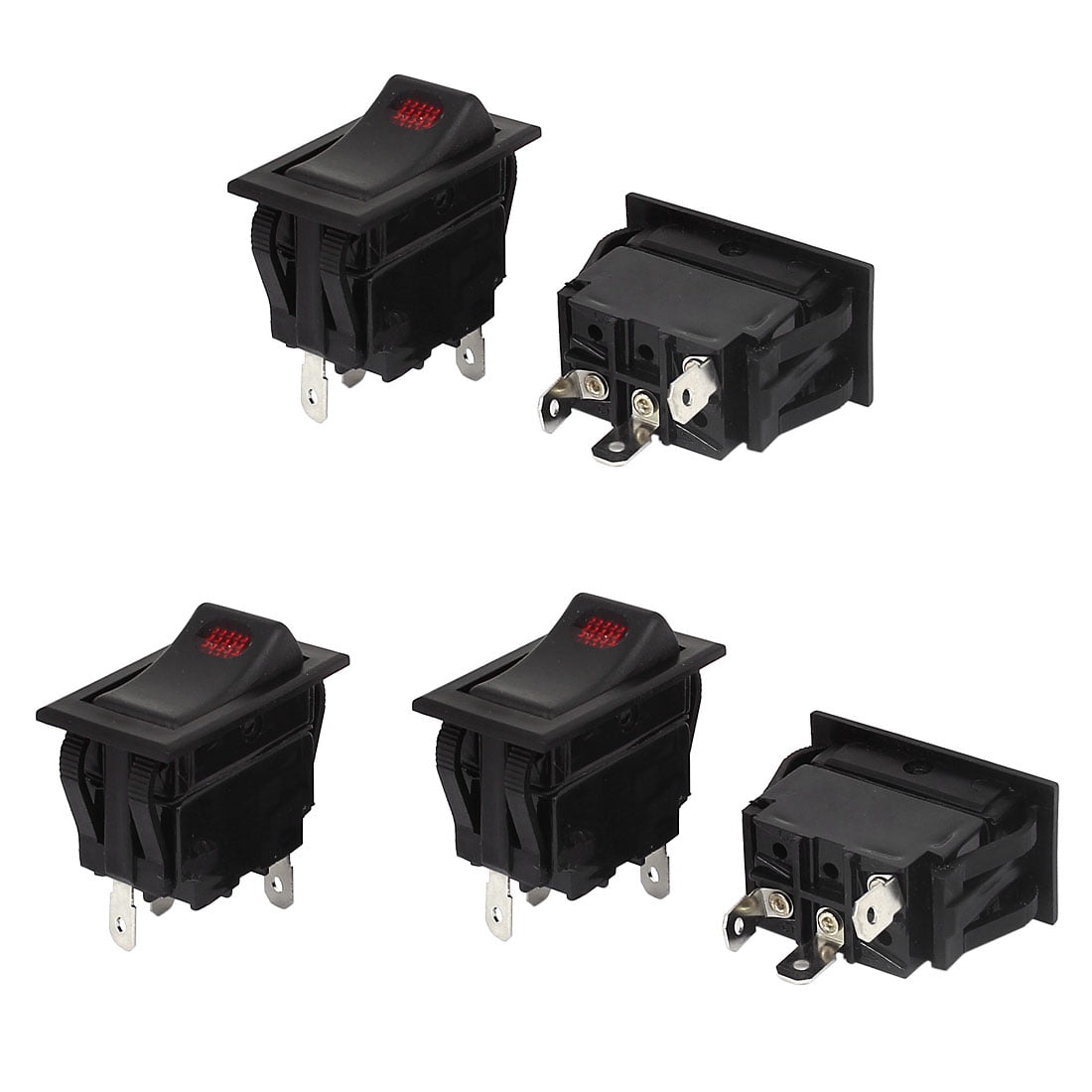 Switches Control 12V 35A Auto HeadLight Rocker Switch 3 Pins 5 Pcs Walmart Canada