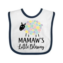 Inktastic Mamaw for Grandchild Girls Girls Baby Bib