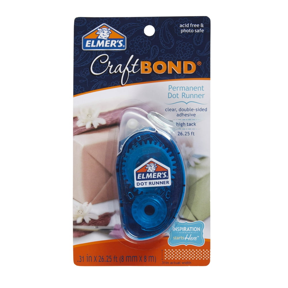 Elmer's Craft Bond High Track Permanent Dot Runner Adhesive Tape