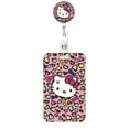 Cartoon Hello Kitty Retractable Clip ID Card Holder Women Door Badge