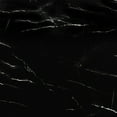 thumbnail image 3 of Danya B. Round Contemporary Marble Finish Veneer Top Black Metal Large Coffee Table - Black Marble, 3 of 16