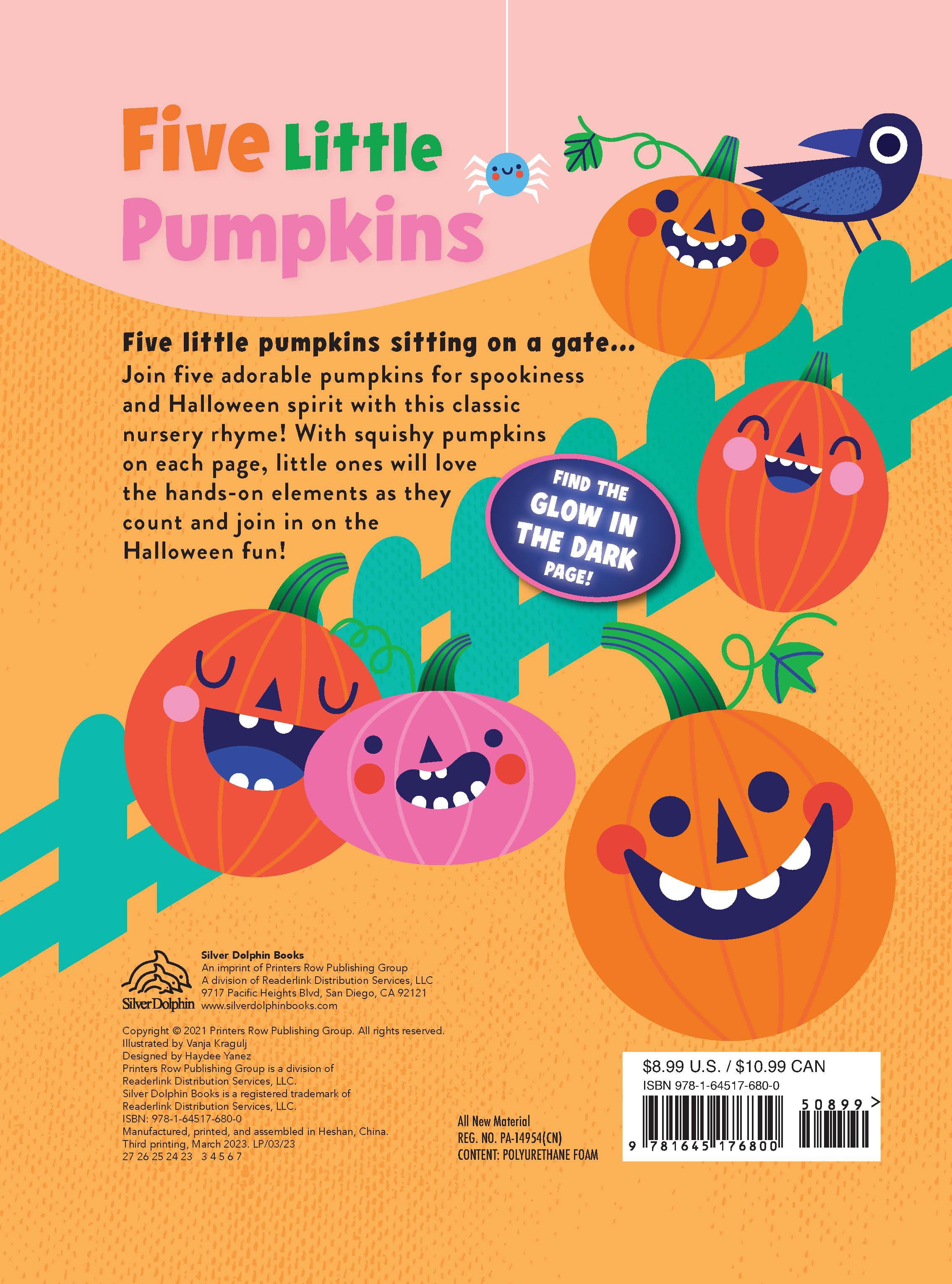 Five Little Pumpkins (Board book)