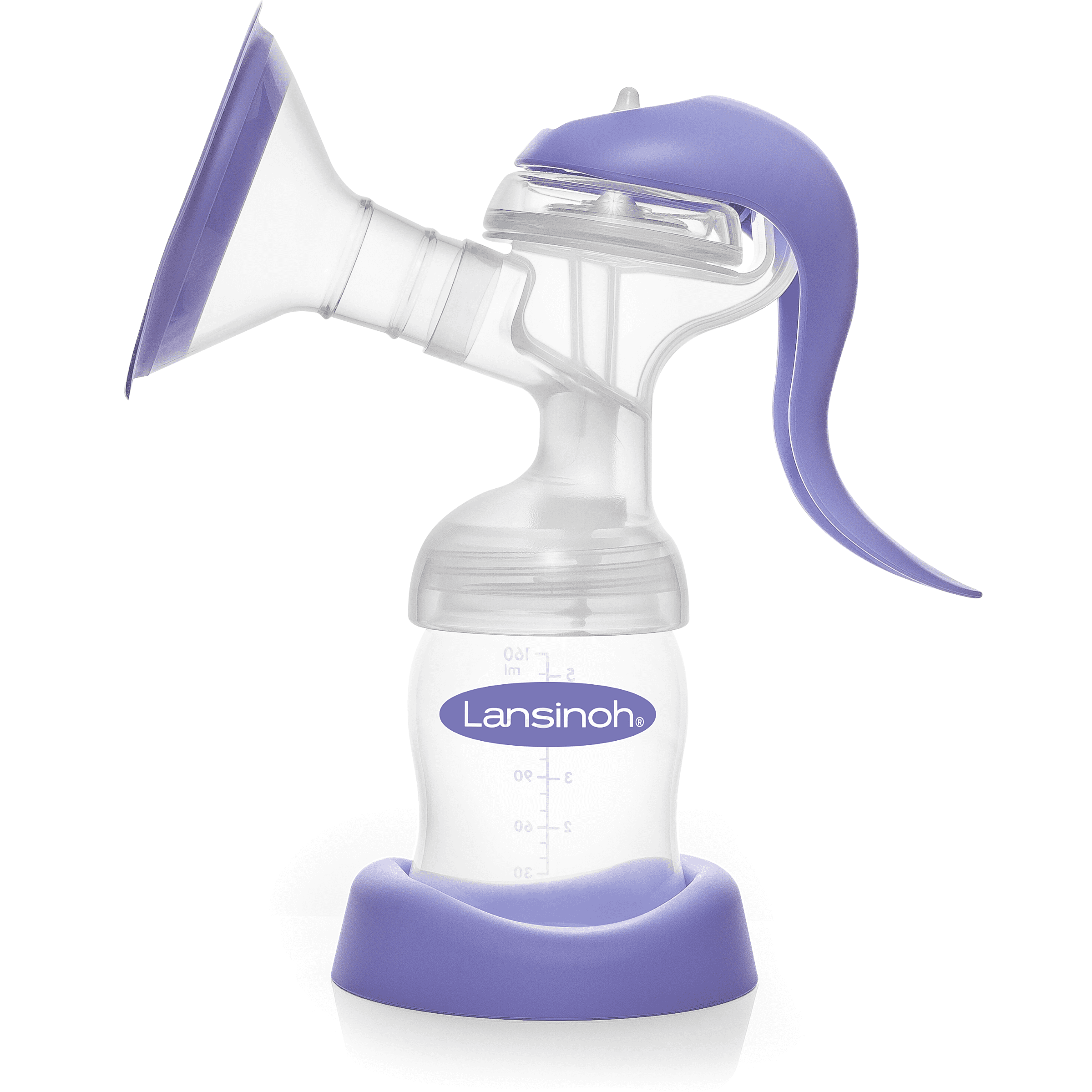 Lansinoh Manual Breast Pump, Portable Hand Pump for Breastfeeding