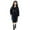 Navy, variant on Lovzfmll Girls' Wool Blend Duffle Coat with Toggle Buttons, Preppy School Style, Padded Winter Jacket for Little Girls, 11-12 Years