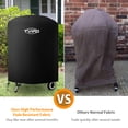 thumbnail image 3 of Tvird BBQ Grill Cover, 58'' Durable 420D Heavy Duty Nylon Fabric Waterproof Barbecue BBQ Cover with Storage Bag, 58''x24''x46'' Universal Size, Windproof, UV Protection, 3 of 7