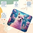 thumbnail image 3 of Alpaca Square Gaming Mousepad Desk Mat Non-Slip Rubber Bottom Printed 8.3x9.8 Inch Suitable for Office and Gaming, 3 of 6