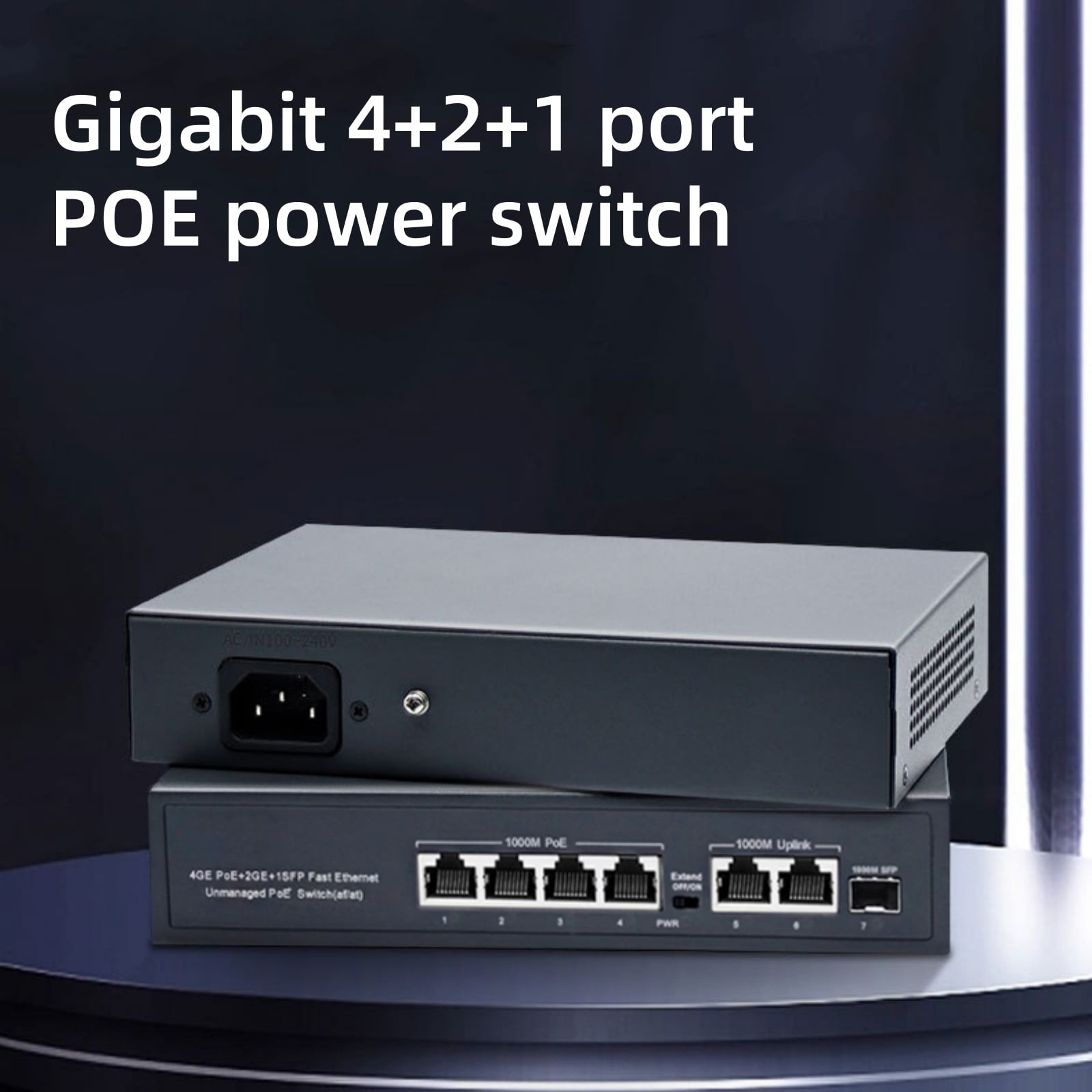 CSYANXING Unmanaged Gigabit POE Switch with Power Priority Mechanism for Seamless Network Operation