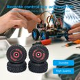 thumbnail image 4 of Neumático de rueda de coche RC de goma 4 Uds para Wltoys 144001 124018 124019 (delantero + trasero) Ehuebsd  libre de BPA, 4 of 9