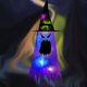 thumbnail image 5 of Decoraciones de Halloween, manga de viento fantasma con sombrero, luz LED, bandera espeluznante colgante, serpentina de viento para accesorios de fiesta en el patio interior y exterior, ojo de demon, 5 of 5