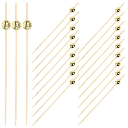 

100Pcs Cocktail Picks Fruits Toothpicks Appetizer Toothpicks Fruit Picks for Sandwiches Snacks