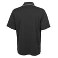 thumbnail image 3 of Charles River Apparel 3811 Men's Classic Solid Wicking Polo-Black-2XLT, 3 of 3