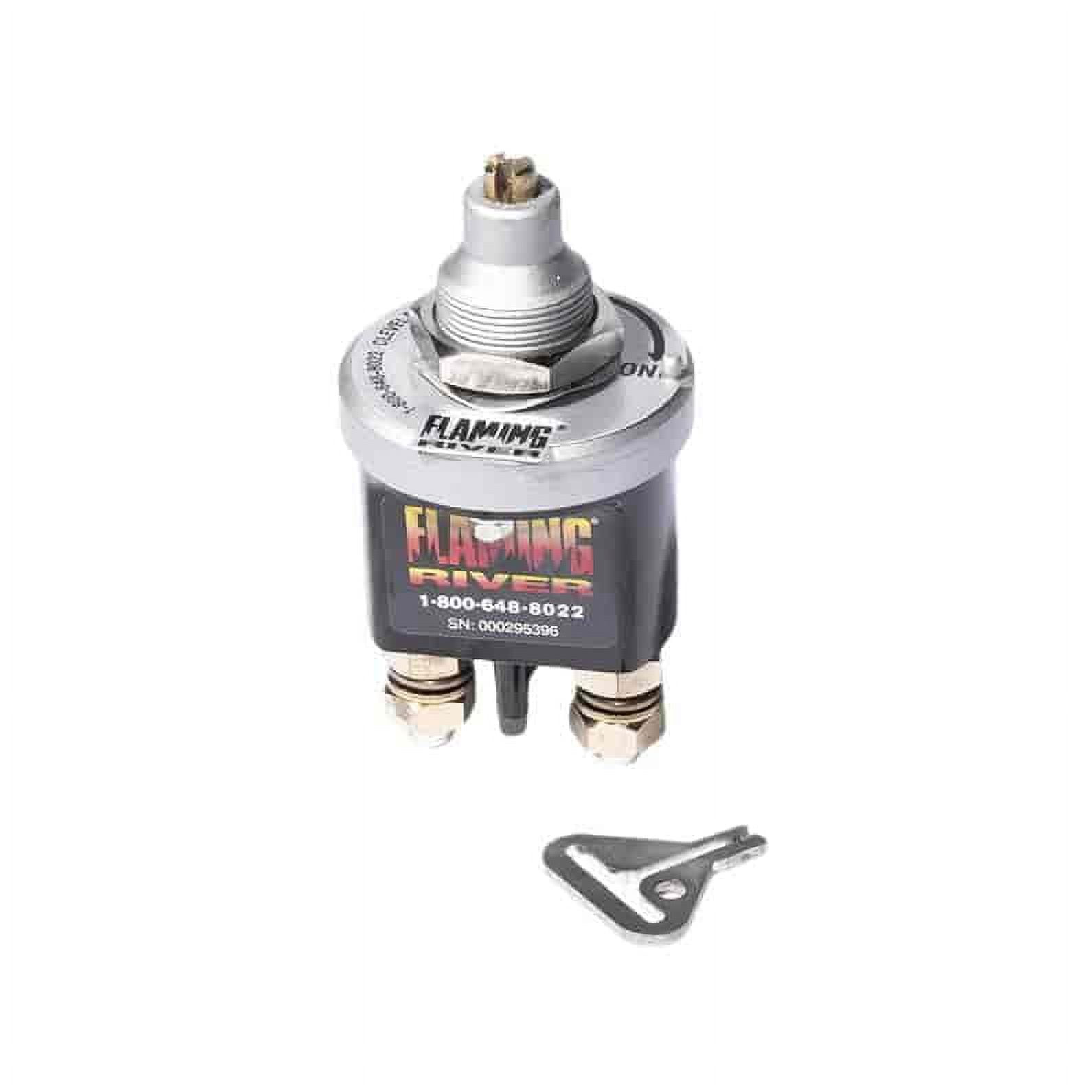 Flaming River Battery Disconnect Switch,Removable Key FR1009