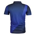 thumbnail image 4 of Vedolay Men's Summer Print Lapel Button Short Sleeves and Lace Up Shorts Set,Blue M, 4 of 5