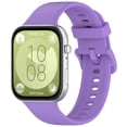 thumbnail image 4 of WDOplteas Correa Silicona Pulsera Repuesto Transpirable para Huawei Watch Fit 3 (púrpura), 4 of 9