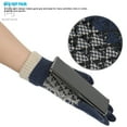 thumbnail image 6 of Gustave 2 Pairs Winter Gloves for Men Cold Weather Touch Screen Knit Warm Gloves Anti-Slip Texting Gloves Thermal Lined Elastic Cuff Gloves for Running Cycling "Gray", 6 of 10