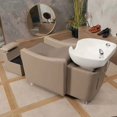 thumbnail image 2 of Thai Spa Shampoo Chair Comfort Comfort Shower Head Hair Salon Equipments Chair Ergonomics Cama De Champu Salon Equipment MQ50SC My Lux Decor Round, 2 of 8