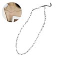 thumbnail image 5 of Women Necklace Paper Clip Design Electroplated Exquisite Design High Polish Finish Necklace Adjustable Length Necklace, 5 of 8