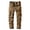 Khaki, variant on Mens Fashion Solid Color Elastic Waist Overalls Pants Pants Fabric Stocking Sock