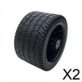 thumbnail image 1 of DYNWAVECA Roue de Chariot Grand 2x4 Pouces Pneus PP Diamètre Robuste 6.3 Pouces pour Brouette, 1 of 10