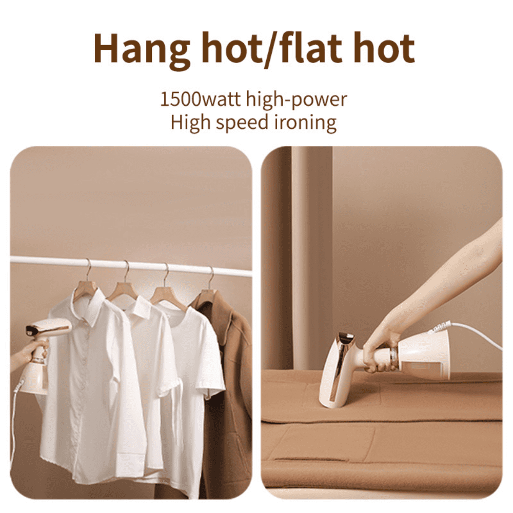 Handheld Hanging Ironing Machine,Steam Powered Small Household Portable Ironing Tool, Flat Ironing Hanging Ironing High-Power Wrinkle Removal Ironing Machine