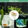 thumbnail image 7 of Uxcell 1-Pack Betta Fish Leaf Pad, Hammock Plant Leaf Pad, Resting Fish Rest Bed for Fish Tank Decorations [Pink Gradient, Heart-Shaped], 7 of 7
