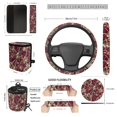 thumbnail image 6 of KUIFORTI Red Camo Car Seat Covers Full Set Easy Installation Set of 15 Front Rear Seat Covers Steering Wheel Cover Car Seat Belt Cover Durable Elastic Fabrics Fits for Cars Truck SUV, 6 of 6