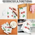 thumbnail image 7 of Kitchen Towels Cute Fruit Pattern Cleaning Towel Absorbent Hand Towels Tea Towels for Home Restaurant Dish Clean 28" x 18", 6PCS, 7 of 7