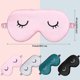 thumbnail image 2 of 4 antifaces para dormir - Cubierta de seda para dormir, antifaz ligero y ajustable, cubierta de satén para dormir y viajar, ideal para hombres y mujeres., 2 of 4