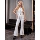 thumbnail image 2 of Conjunto Fashion 2 Piezas, Top Sin Mangas con Botones y Pantalón Ajustado con Corte Flare para Mujer, 2 of 5