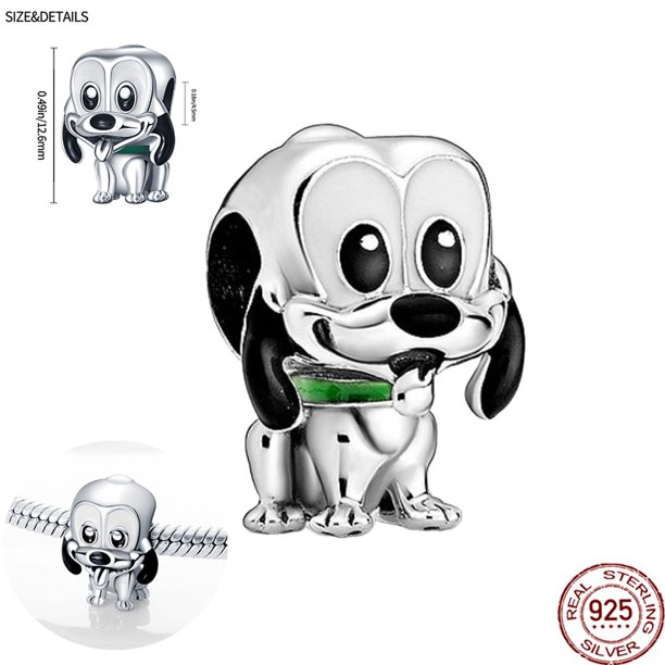 new 100% 925 sterling silver disney charm of ley 925 Chain Beaded Suitable For Ladies Original Pandora Bracelet DIY JewelryChina Gao Jinjia LED