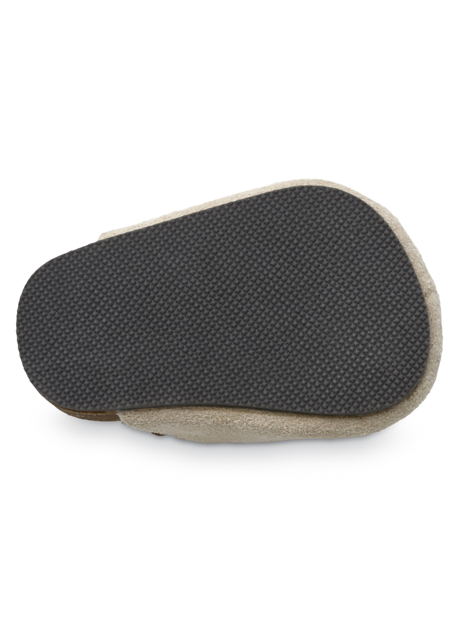 Carter's Child of Mine Infant Unisex Suede Slip-On Clogs, Color Tan, Sizes (0-3) - (3-6) Months