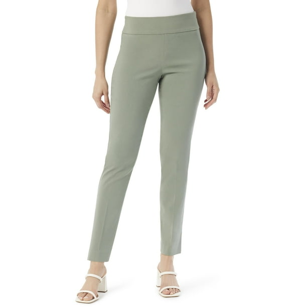 Pantalones Gloria Vanderbilt de tiro medio con efecto reductor, tiro de 76 cm