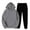 Dark Gray, variant on ZACPNCV 2PCS Outfits Women's Sports Tracksuits Long Sleeve Pullover Hoodies Sweatshirt And Sweatpants Fall Winter Suit Beige