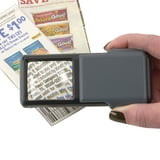 Equate Magnifier Portable 5x Power LED Lighted Aspheric Acrylic Lens ...