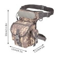 thumbnail image 2 of Kieccall Nylon Men Waist Pack Leg Travel Belt Bag Hiking Hunting Camping Cycling, 2 of 7