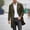Army Green, variant on LYSMORA 2026 Men's Double Breasted Mid Length Trench Coat, Adjustable Strap Cuff Slip Pockets Loose Fit Casual Travel Outerwear