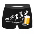 thumbnail image 3 of Beer Boxer Shorts For Men 3D Printed Sexy Male Alcohol Lover Underwear Panties Briefs Breathbale Underpants, 3 of 7